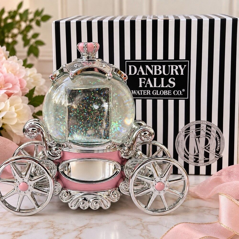Danbury Fairy God Mother Music Globe "Bibbidi-Bobbidi-Boo" Princess Carriage